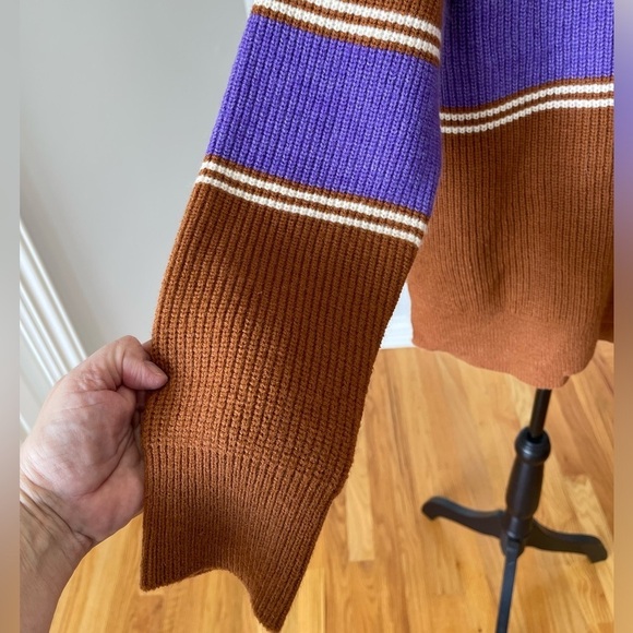 Lumiere size large long sleeve sweater crew neck work cozy modest Autumn  EUC - Picture 7 of 12